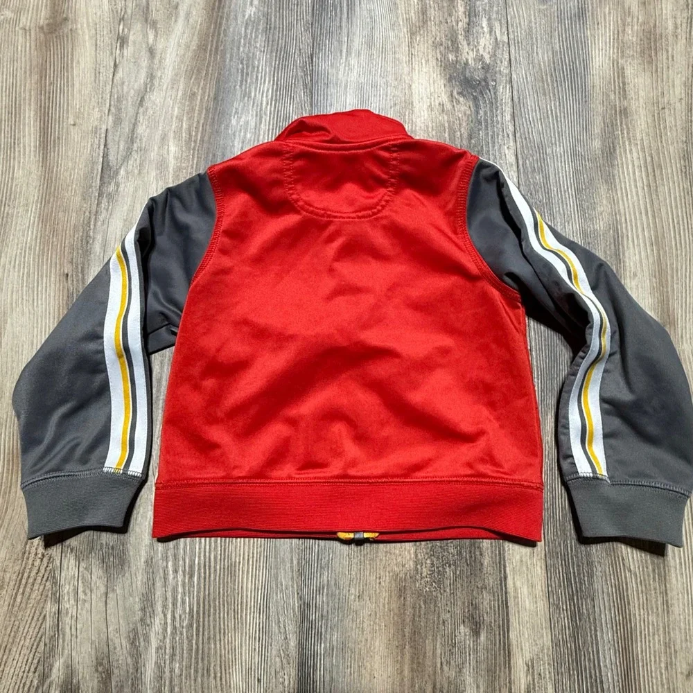 Streetwear Converse Track Jacket Red Grey Stripe Skatecore 2T